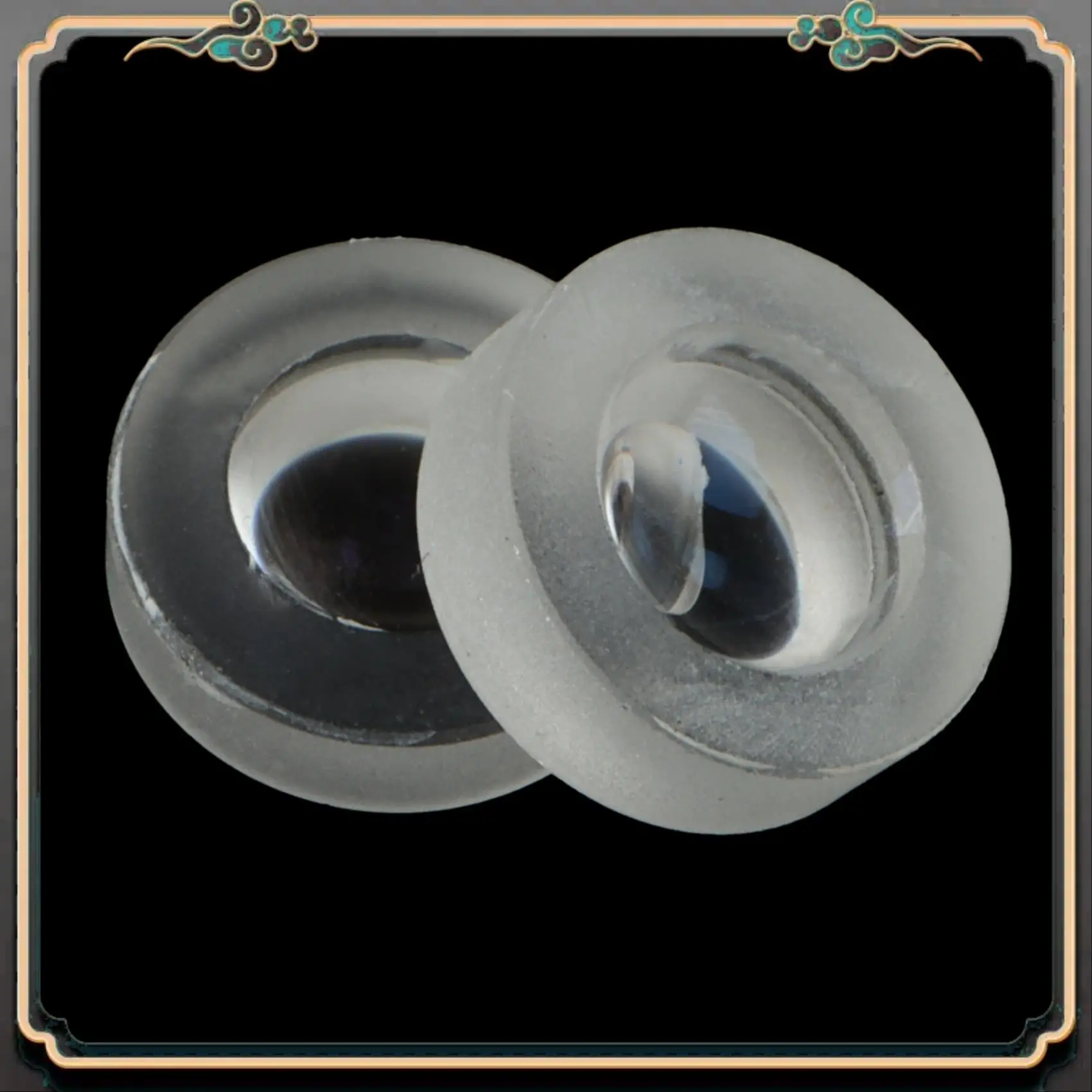 ASMA-2PCS D8 Glass Double-Concave 20 Times  Expander Lens, Diode Lamp Holder Diffuser Lens