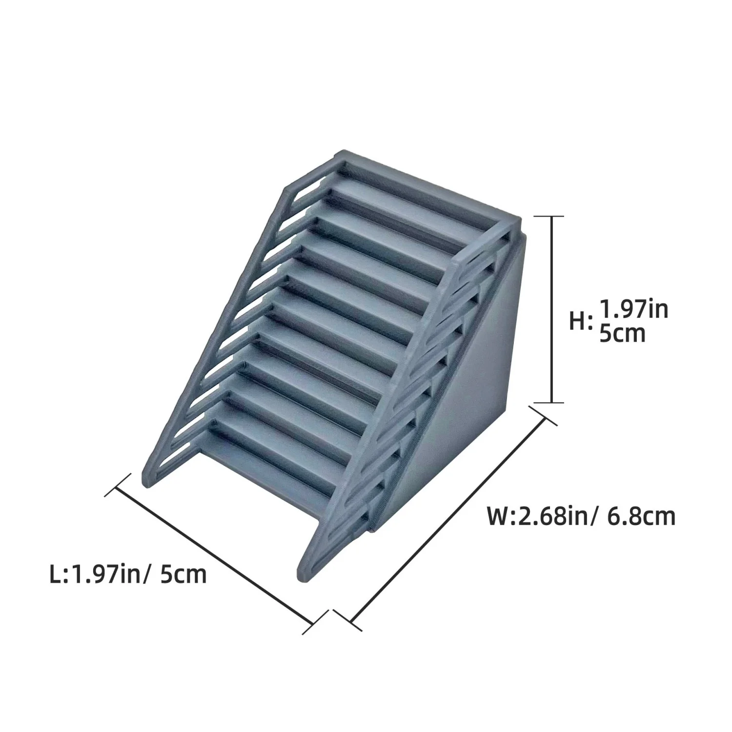 

Miniature Staircase Model Plastic Toys DIY Dollhouse Stair Accessory for Fairy Garden Landscape Doll House Decoration 1PC