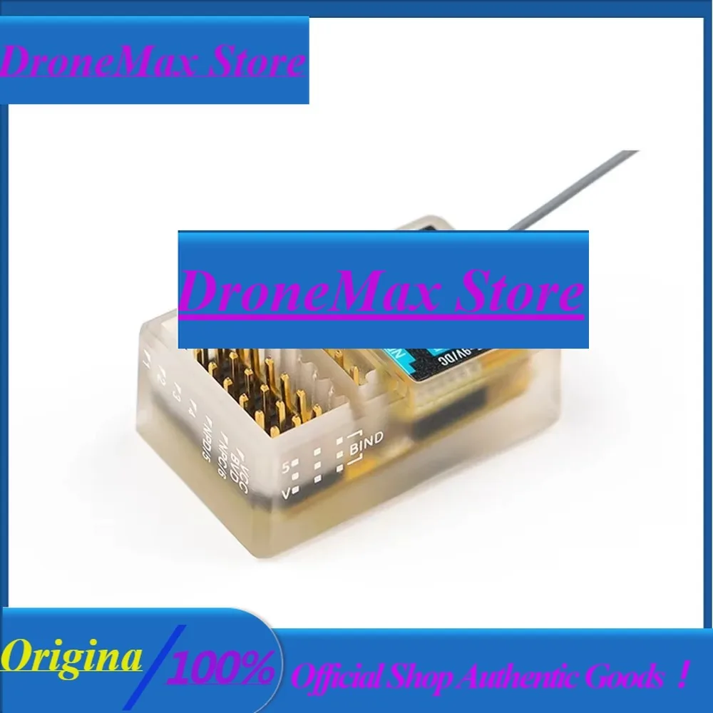 DroMaFlySky 8-Channel Waterproof Car/Marine Enhanced Receiver FBr8 Short/Long Line Accessories