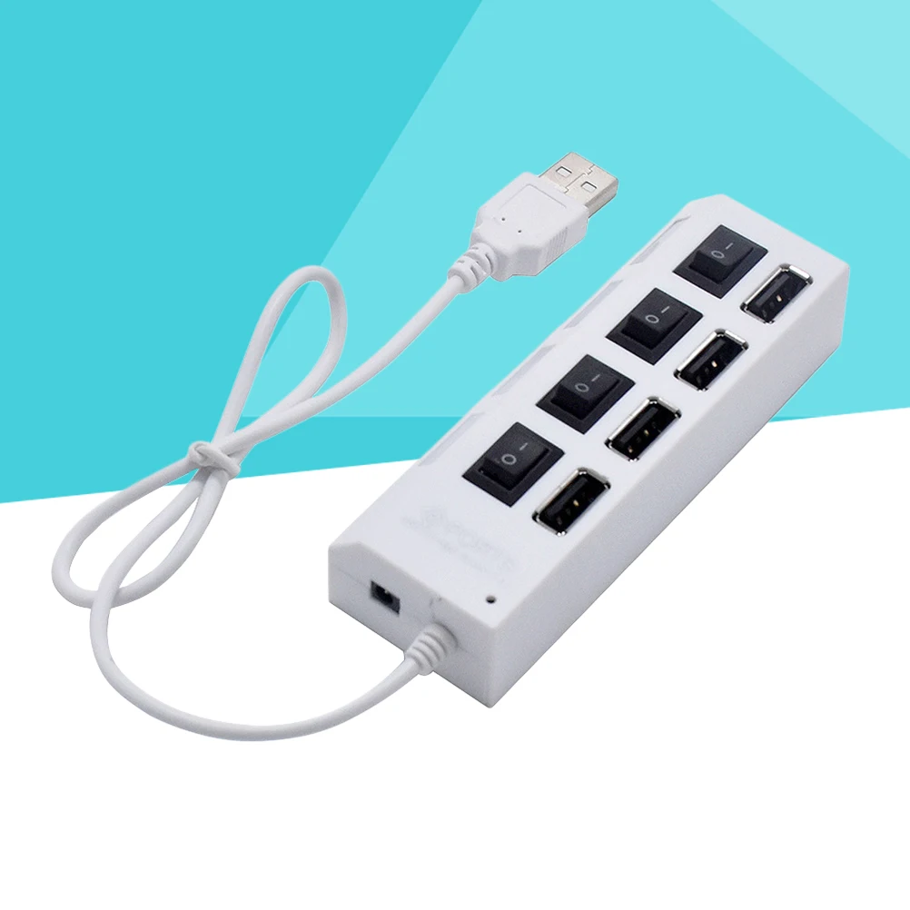 

USB Splitter Multi-port Hub Adapter Equipment Durable Device Connector Portable Lightweight