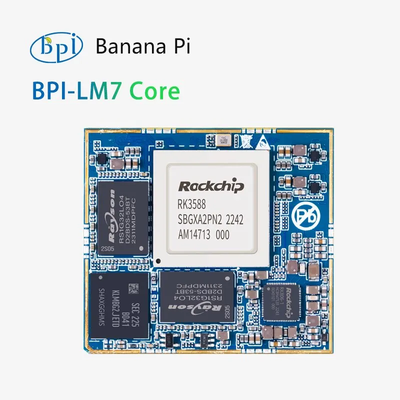 Banana Pi 3588-LGA Core Board: All RK3588 chip pins are fully exposed; ultra-compact