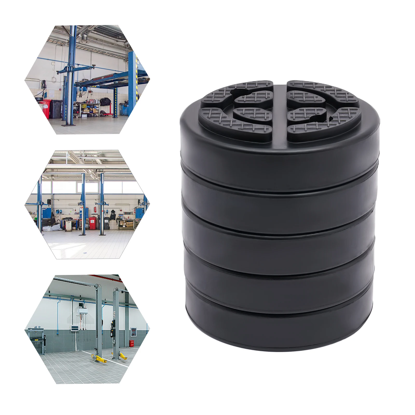 자동 리프트용 원형 고무 리프트 패드 5개 - 4.7x1.2인치, 30mm 두께(높은 탄성), 2포스트/4포스트 리프트에 적합, 자동차 섀시 보호
