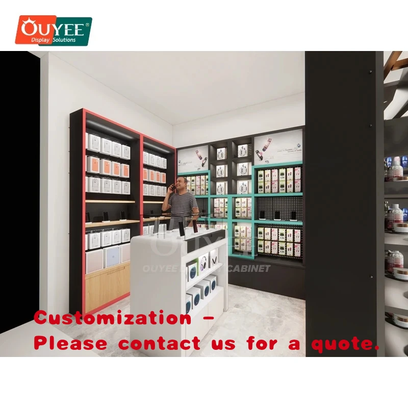 custom.Eco Friendly Store Project Mixed Material Store Fittings Fit Out Contractor Luxury Perfume Showcase