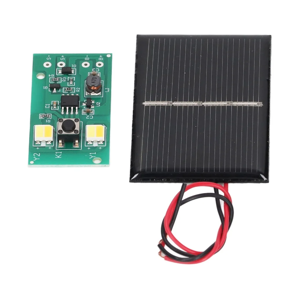 2 Set 1.2V Solar Light Control Panel PCB Hoge Drive Efficiëntie Solar Light Controller Board 42.3*22.2mm