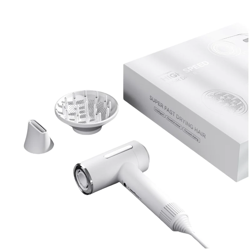 

Automatic Heatless Mini Ion Hair Dryer Set Brush Professional Salon High Speed Hair Dryer