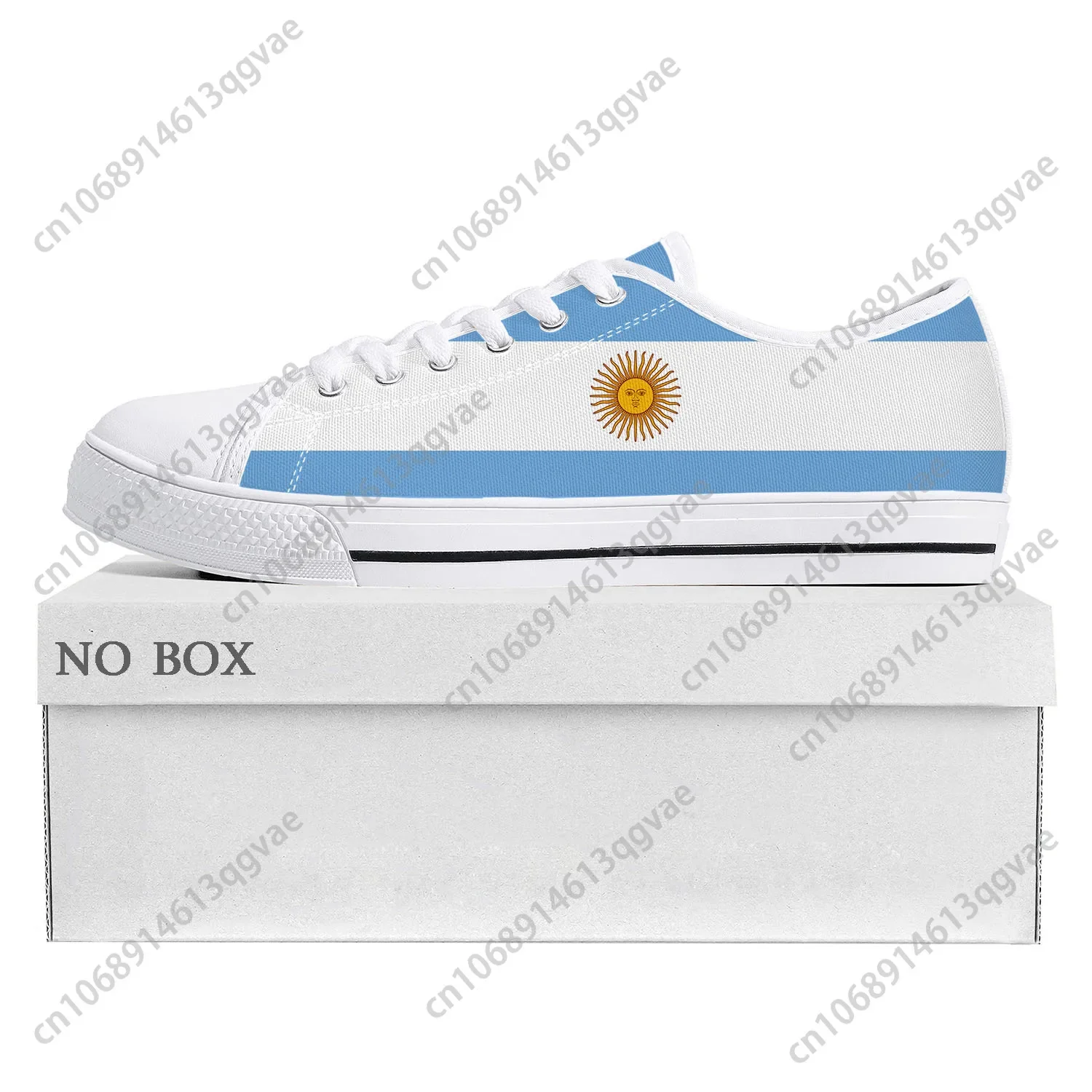 

Argentine Flag Low Top High Quality Sneakers Mens Womens Teenager Canvas Sneaker Argentina Prode Casual Couple Shoes Custom Shoe