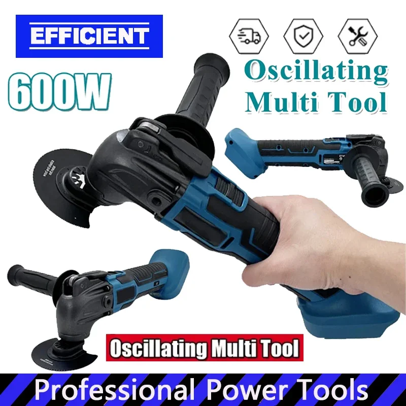 

For Makita 18V Battery Electric Saw Trimmer Cutting Woodworking Power Tool 600W Oscillating Multi Function Tool 20000OPM