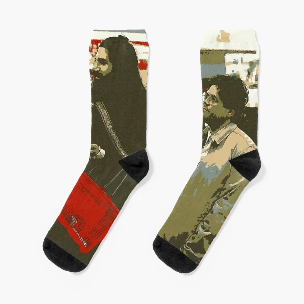 

Creepy Paper Socks ankle loose gym with print Male Socks Women's