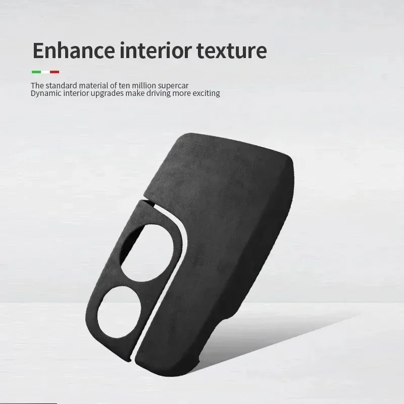 

Armrest Box Cover Cup Panel Sheath Shell Suede High-End Modification Interiors Accessories For Porsche Panamera 2017-2022
