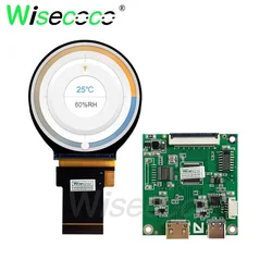 Wisecoco 2.1 Inch 480x480 Round Display SPI+RGB Port LCD Screen USB-C Driver Board