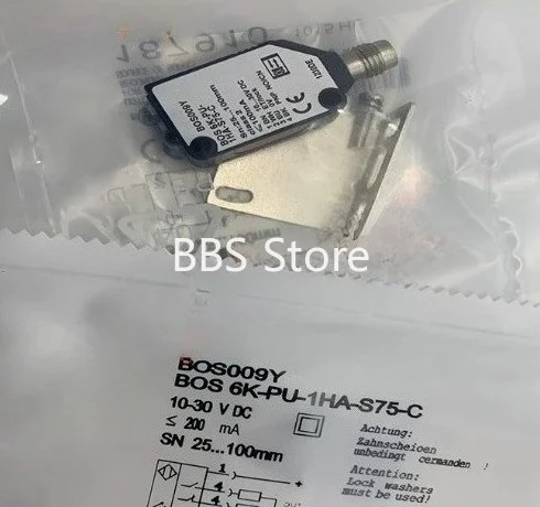 Sensor Fotoeléctrico BOS 6K-PU-LH10-S75 BOS 6K-PU-1HA-S75-C BOS 6K-PU-1HA-S75-00.5