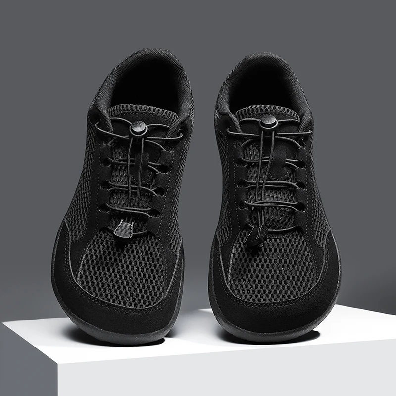 Sommerliche Herren-Sneaker mit breiter Zehenbox, minimalistische Zero-Sohlen-Sportschuhe, atmungsaktive Barfußschuhe für Paare, weiche Laufschuhe – Detail 25