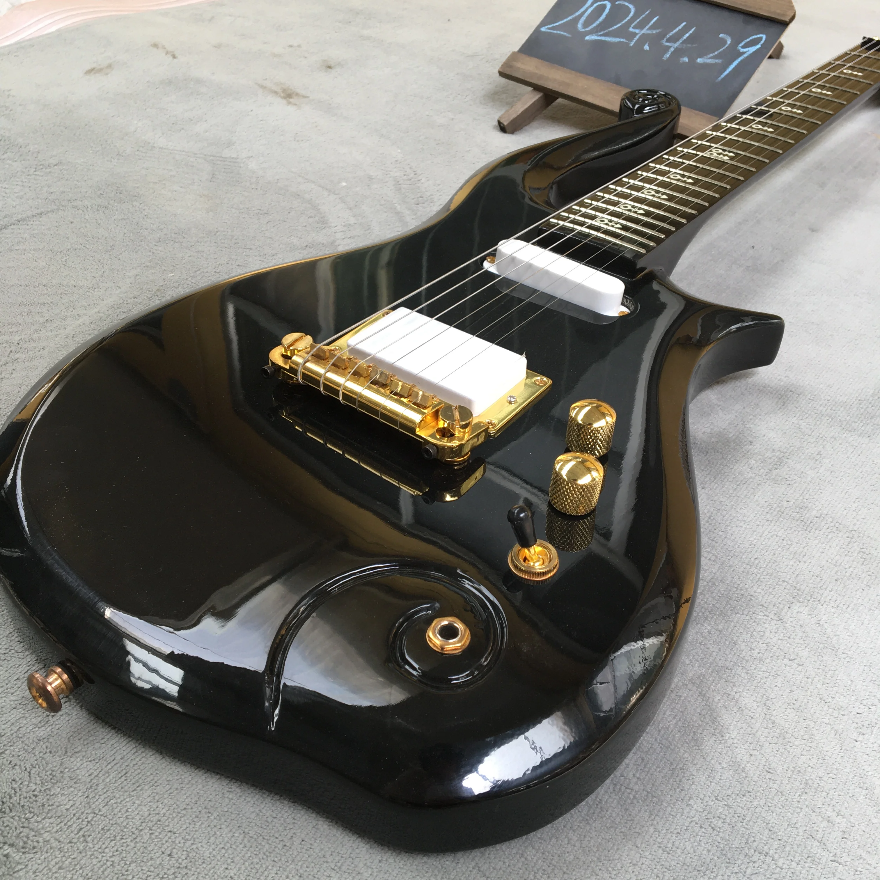 6-string special-shaped electric guitar in stock guitars gold hardware guitarra free shipping  black prince cloud guitars guitar