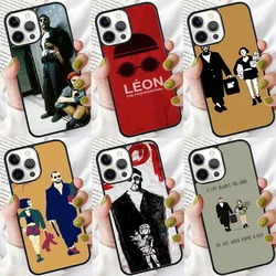 Leon The Professional Phone Case For iPhone 16 15 14 plus XR XS 11 12 13 Pro max Soft Bumper Shell Cover coque