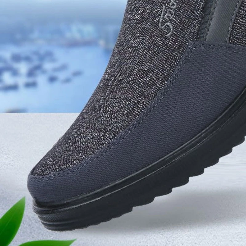 Zapatos de lona para hombre, mocasines clásicos informales, transpirables, planos, para caminar, novedad de 2024