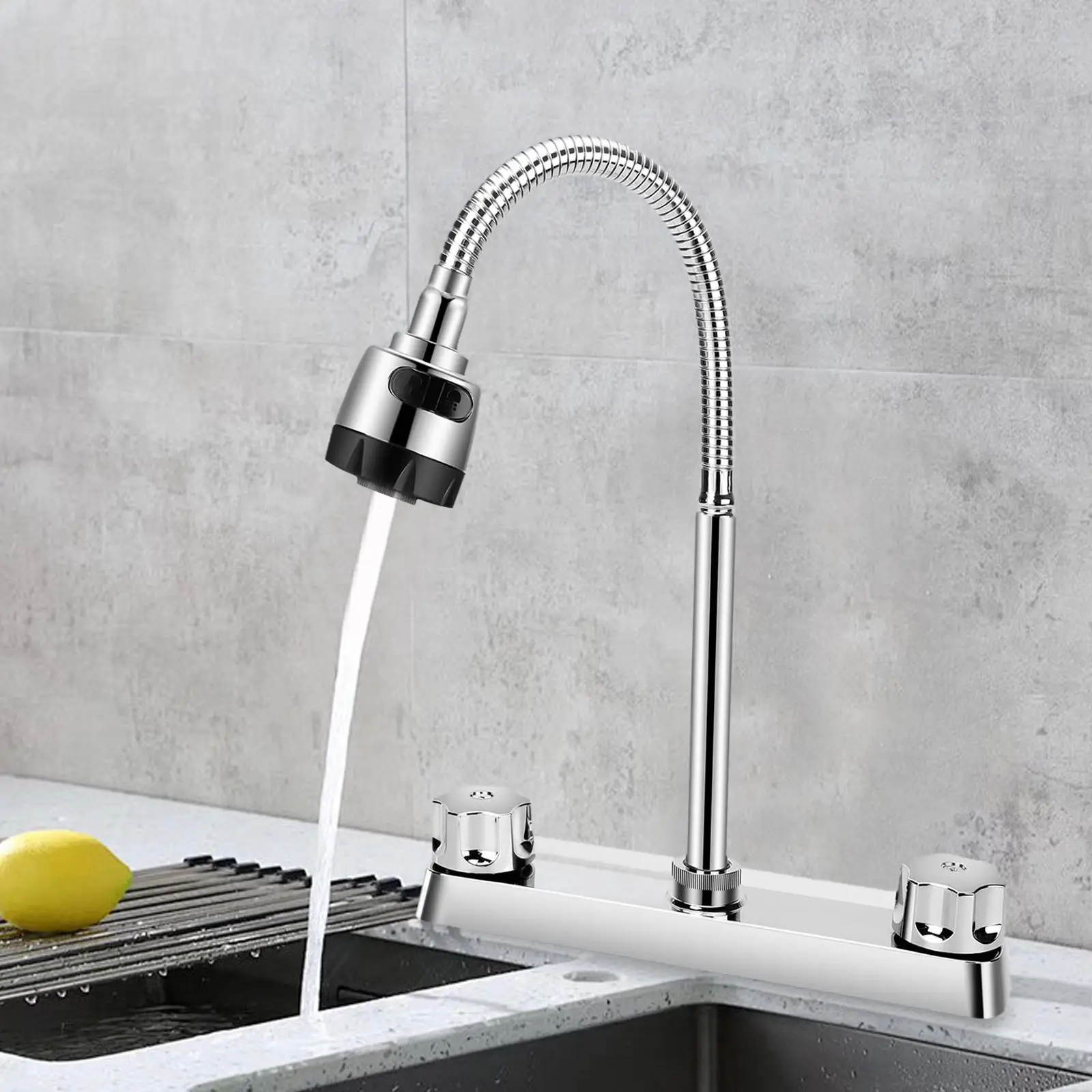 RV Kitchen Faucet Camp Car Faucet, Lightweight,Modern,Easy to Install Sturdy Practical Flexible RV Sink Faucet for Motorhomes