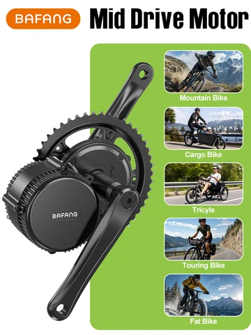 BAFANG Электровелосипедный двигатель BBS-HD BBS02B BBS01B 48В 1000 Вт