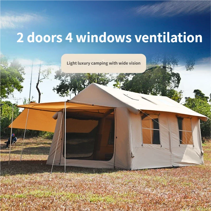 High-Quality Portable Oxford Luxury Cabin Tent For Camping