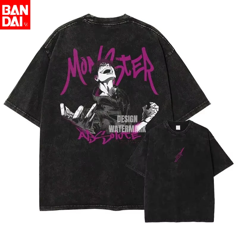 

Vintage Washed Choso Jujutsu Kaisen Anime T-Shirt Men Harajuku Streetwear Graphic Tees Oversized Cotton Casual Tops for Fans
