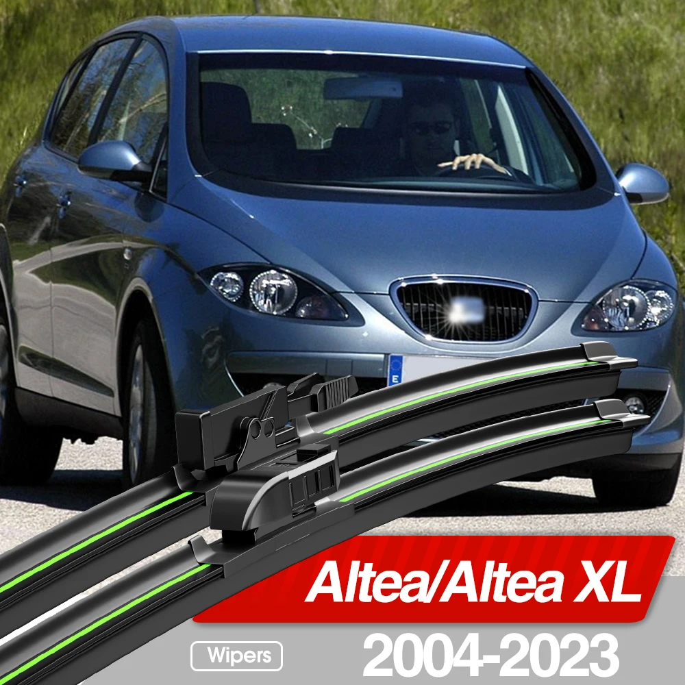 For Seat Altea Altea XL 2004-2023 Front Windshield Wiper Blades 2pcs Windscreen Window Accessories 2005 2006 2008 2009 2015 2016