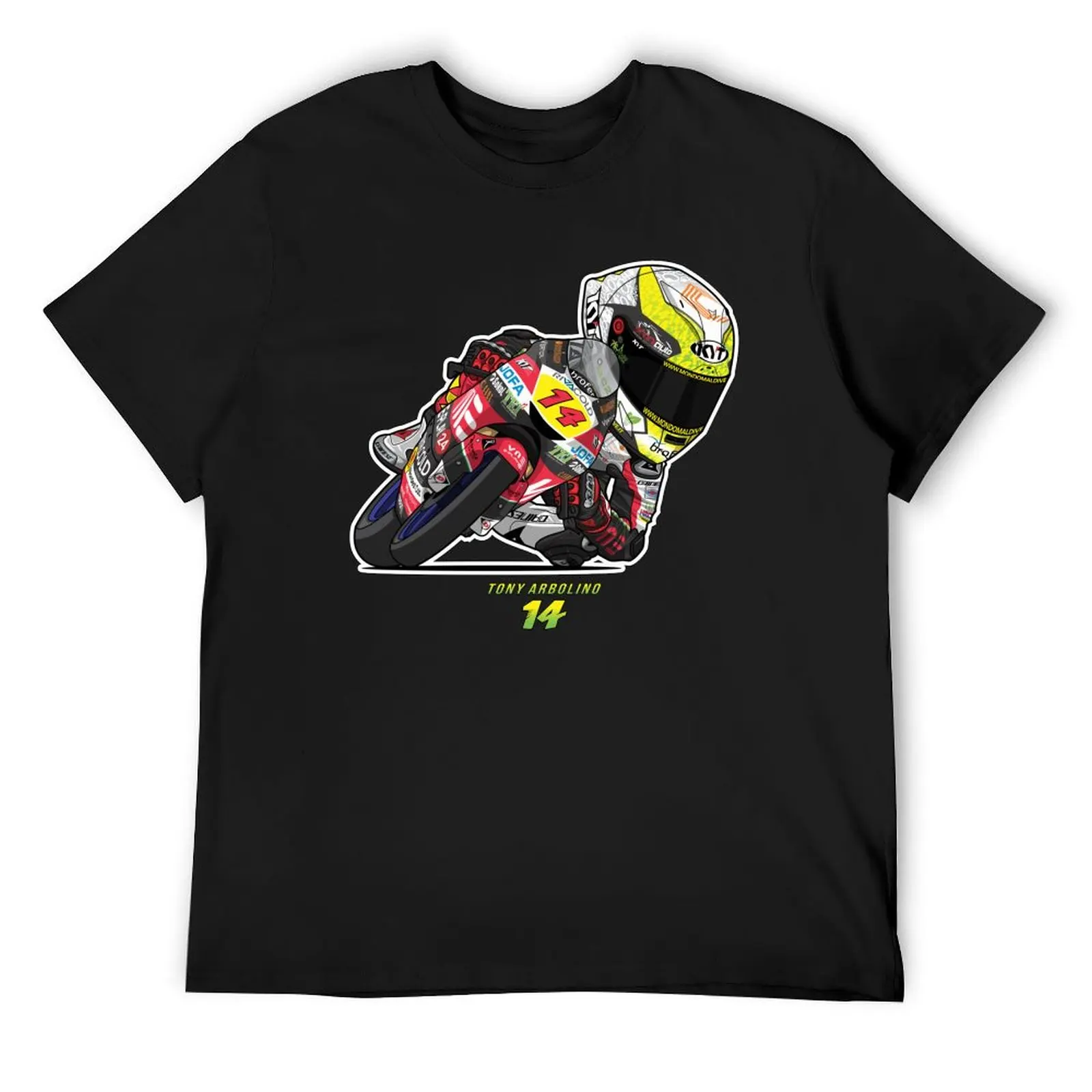 VNE SNIPERS TEAM MOTO3 - TONY ARBOLINO V - 1 T-Shirt designer shirts for a boy anime shirts men graphic