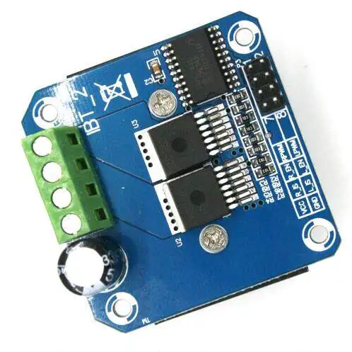 BTS7960 High-power Intelligent Vehicle Motor Drive Module with 43A Current Limiting Control Semiconductor Driver