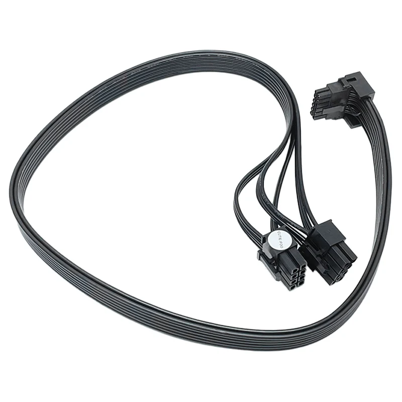 

ATX3.0 PCIE 5.0 12VHPWR Dual 8Pin To 16pin Straight or Angle Elbow GPU Power Cable for Great Wall Module 1000W 1250W 2000W
