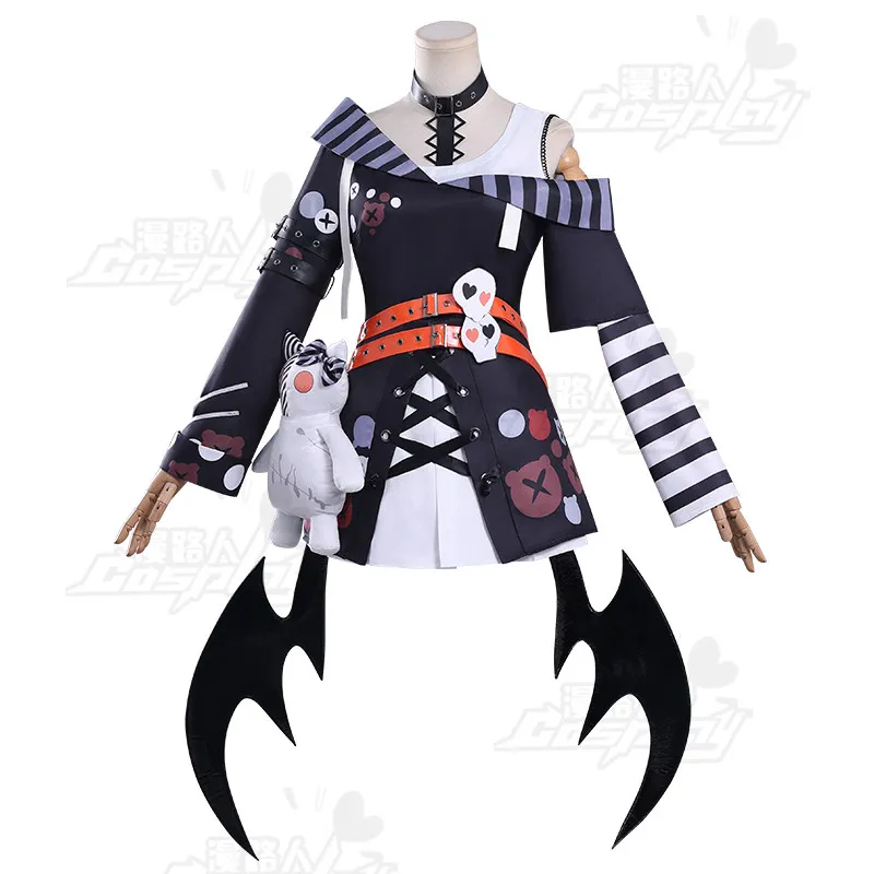 Magical Girl Witch Trials Sawatari Koko Cosplay Costume, Black & Red Outfit, Anime Game Full Set Dress for Halloween Carnival