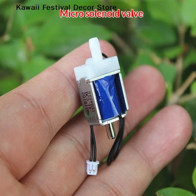 【K】1/5Pcs Micro Electric Solenoid Valve DC 3.7V 3-Way Mini Air Valve Air Gas Flow Control Valve DIY Pump Monitor