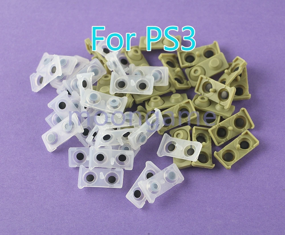 40pcs Replacement Conductive Rubber Key L1 R1 L2 R2 Buttons Controller For PS3 Game Repair Part