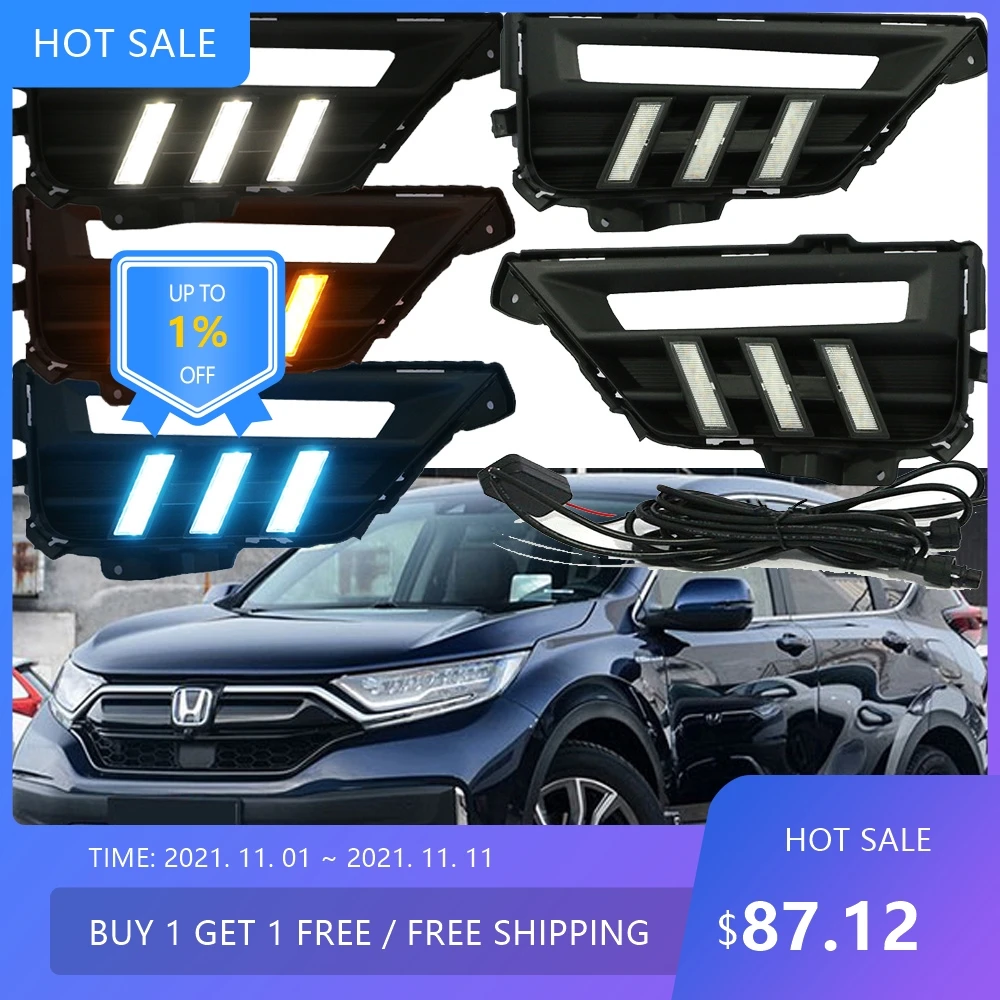 

auto bumper headlight for honda cr-v CRV daytime light CR V 2021~2022 auto accessories LED headlamp for crv fog light