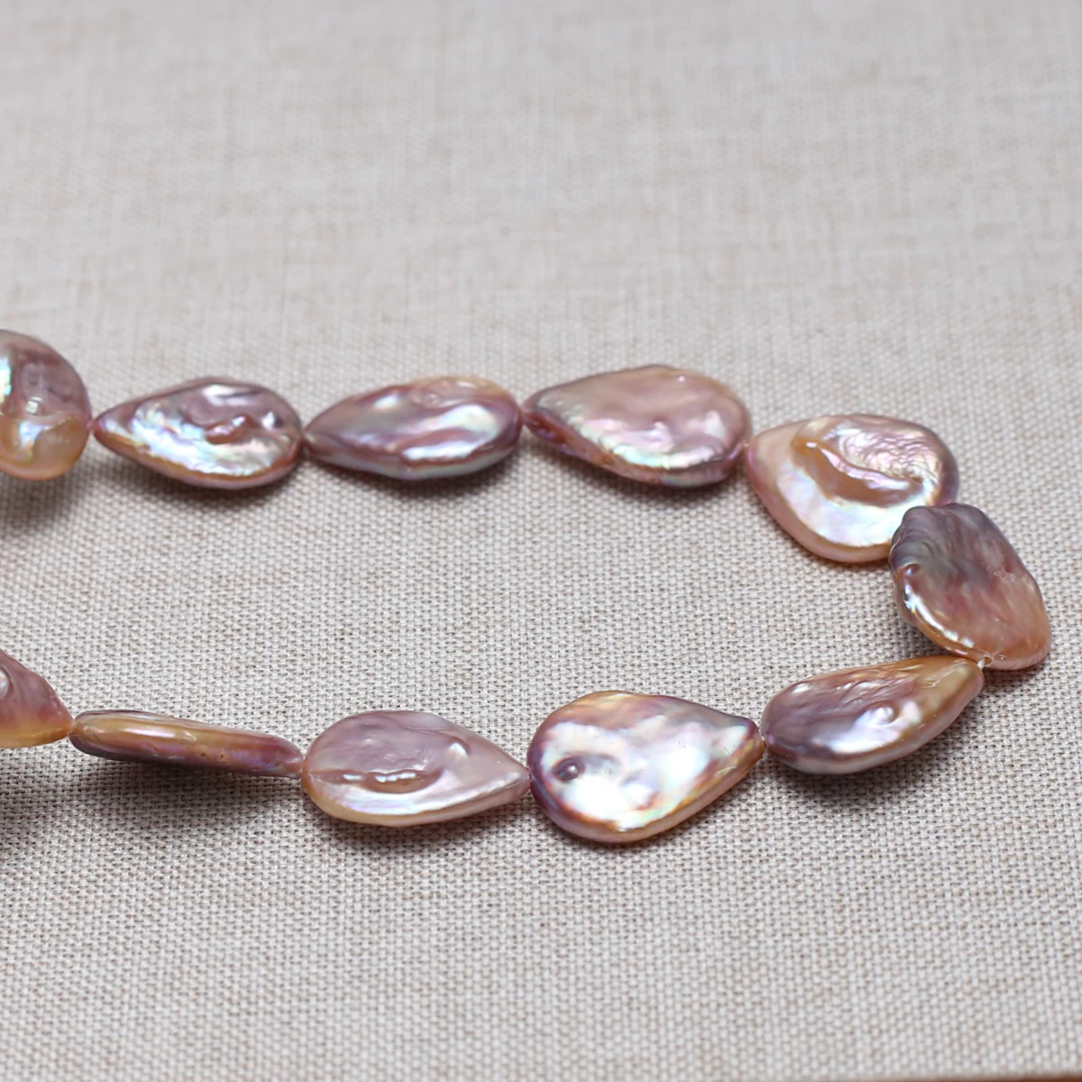 

13x18mm AAA Natural Freshwater Purple Teardrops Baroque Pearl Bead Jewelry Make DIY Necklace Bracelet Accessories Wedding Women