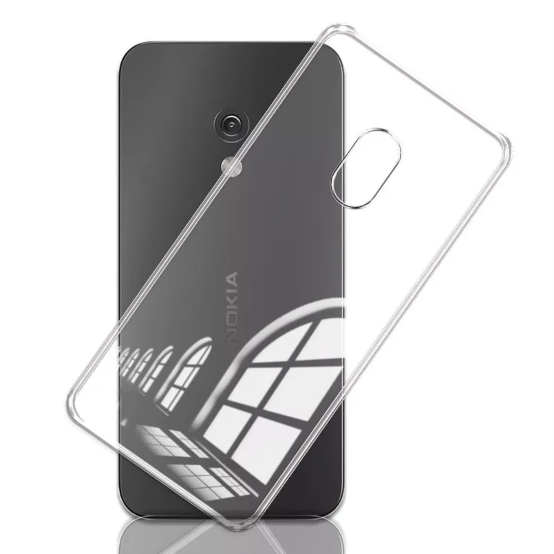 Para Nokia 235 4G 2024 funda de silicona transparente suave funda de teléfono protectora para Nokia 215 220 2024 funda protectora a prueba de golpes Coque Shell