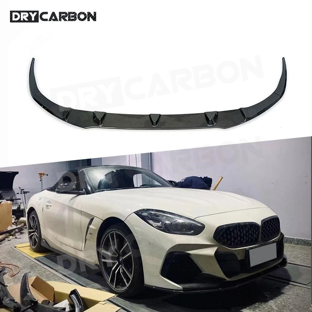 

Carbon Fiber Front Bumper Lip Spoiler Bodykits Fit for BMW Z4 G29 M Sport 2019 2020 2021 Front Bumper Chin Lip Spoiler Bodykits