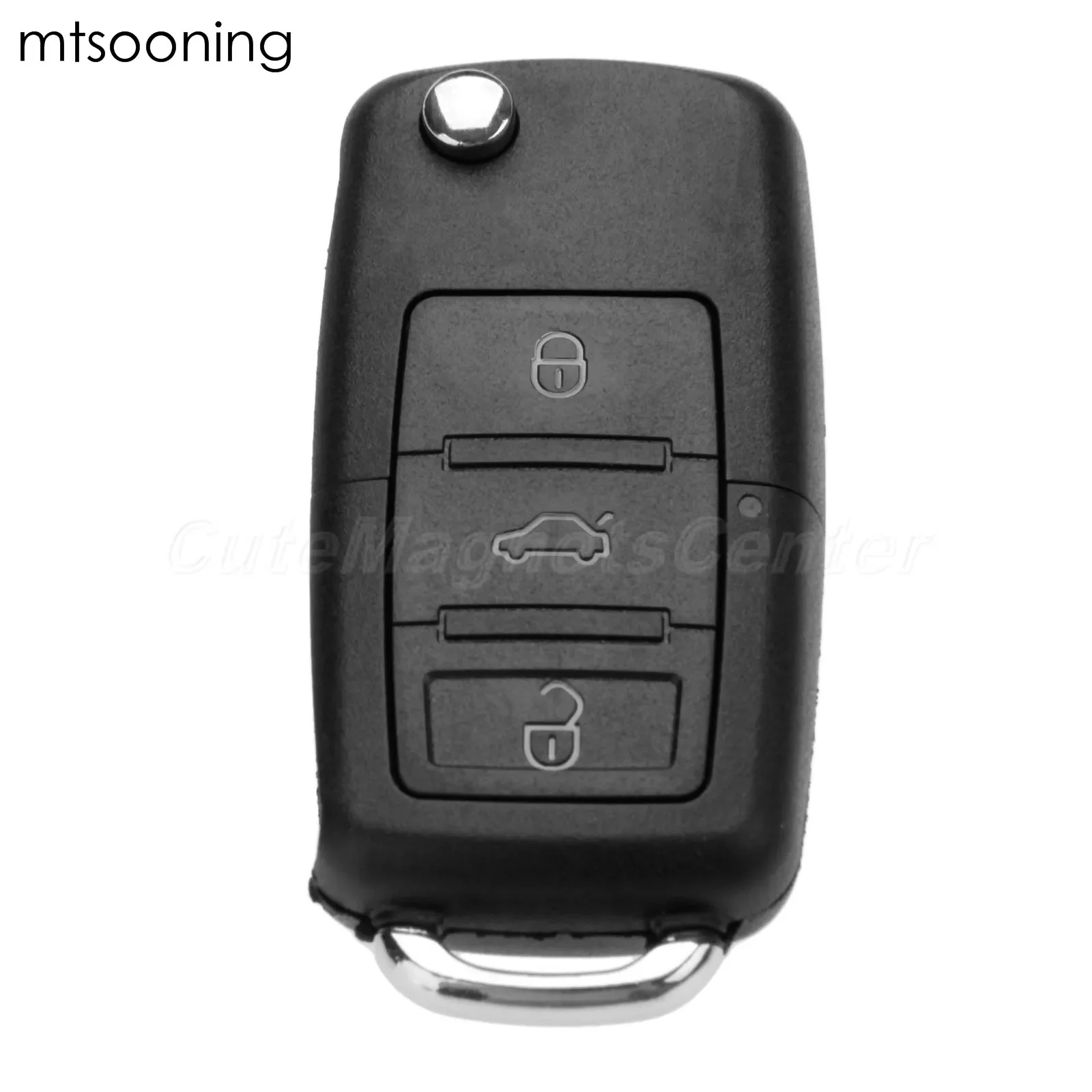 Mtsooning llave remota 3 botones 434 MHz ID48 Chip HU66 hoja para Caddy Eos Golf Plus Jetta Sirocco Tiguan Touran