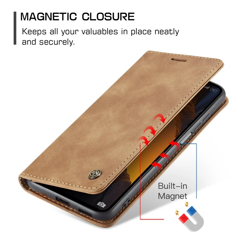 Funda de cuero Retro de lujo para Redmi Note 12 Turbo 12S Pro Plus 4G 5G Redmi 11A 12C POCO F5 X5 Pro 5G, funda de billetera con tapa magnética