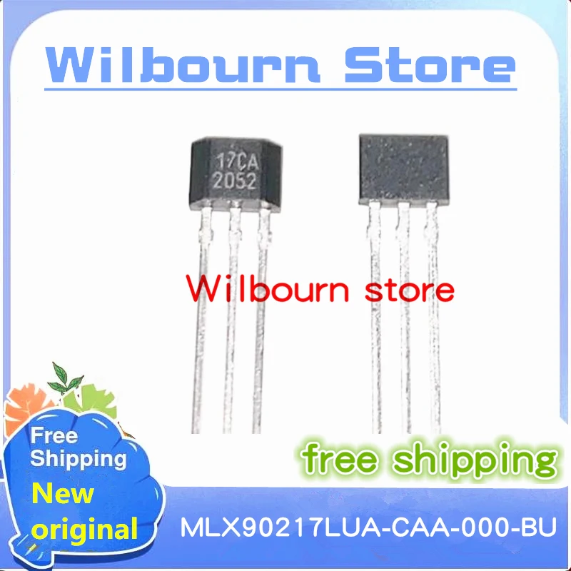 10PCS~100PCS/LOT MLX90217LUA-CAA-000-BU  MLX90217LUA-CAA MLX90217LUA 17CA  TO-92 New original stock