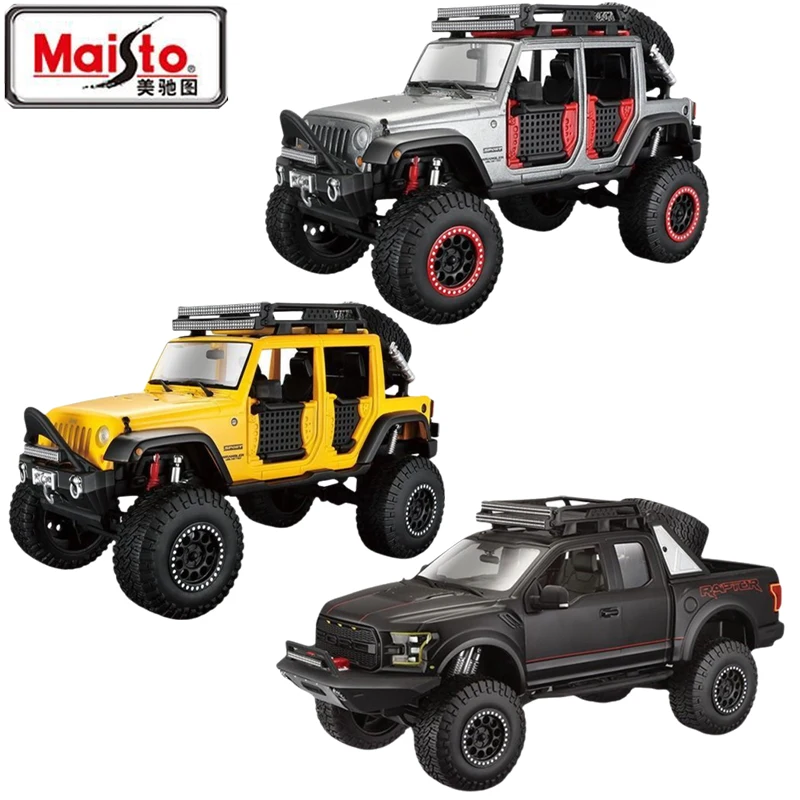 Maisto Original Genuine 1/24 JEEP Rubicon Unlimited off-road vehicle simulation Alloy casting car model toys Freedom Passion