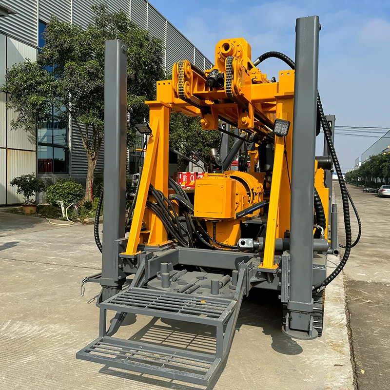 JDL-280 آلة حفر آبار المياه الزاحفة بخار الماء آلة الحفر المزدوج آلة حفر آبار المياه العميقة