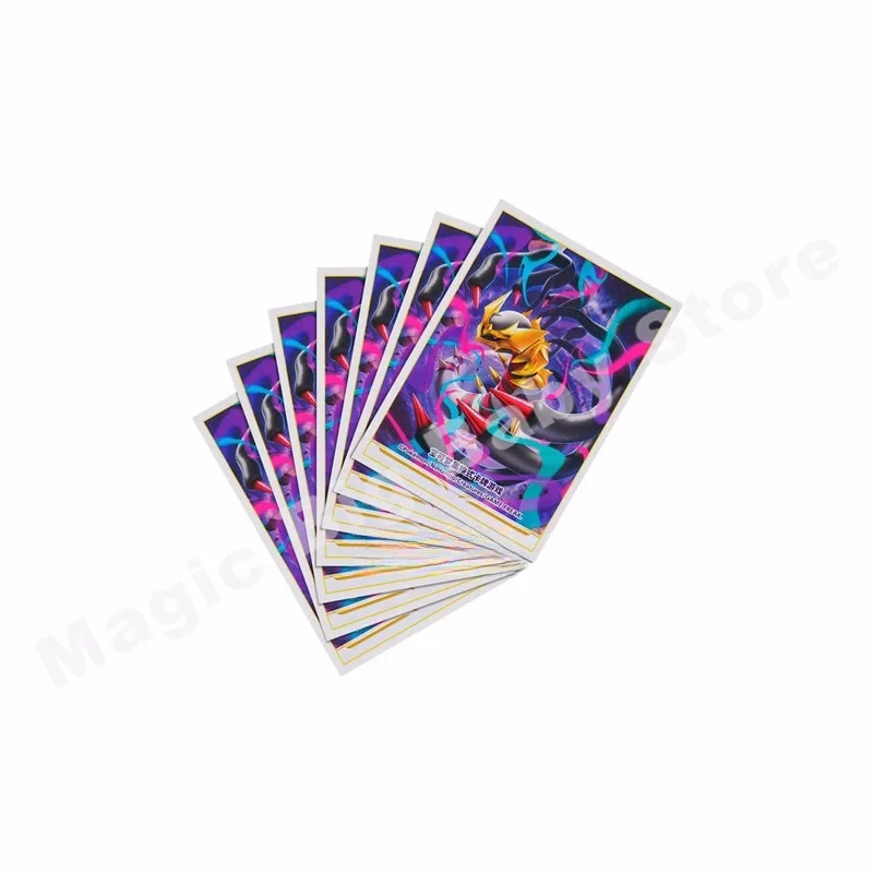 Original Genuine Pokemon Chinese 8.0 Shadow of The Blue Sea Lugia Giratina Card Mat Ghost Dragon Card Book Card Sleeve