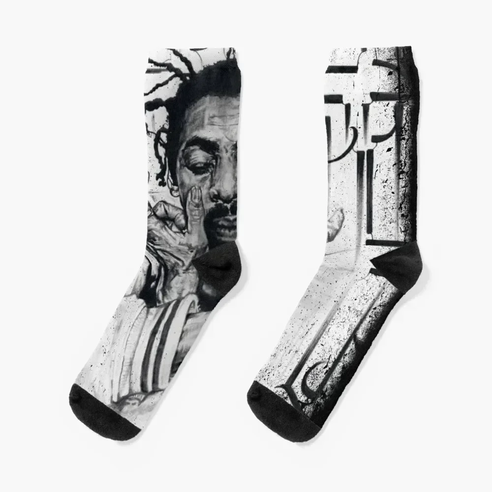 

Coolio In A Cool Hand Drawing Socks christmass gift Non-slip football moving stockings Socks For Girls Men's
