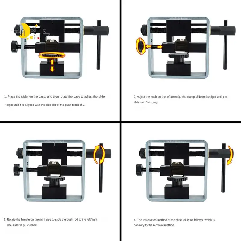 

AF95-1 PCS Sight Push Tool Mountable Universal Rear Push Tool Aluminum Alloy Dovetailed Car Modification Sight Propulsion Tools