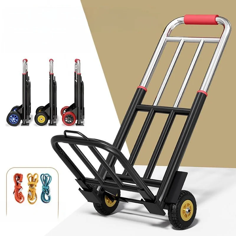 portable-hand-pulled-shopping-cart-foldable-carbon-steel-vegetable-buying-hand-push-cart-small-pull-rod-luggage-carrier