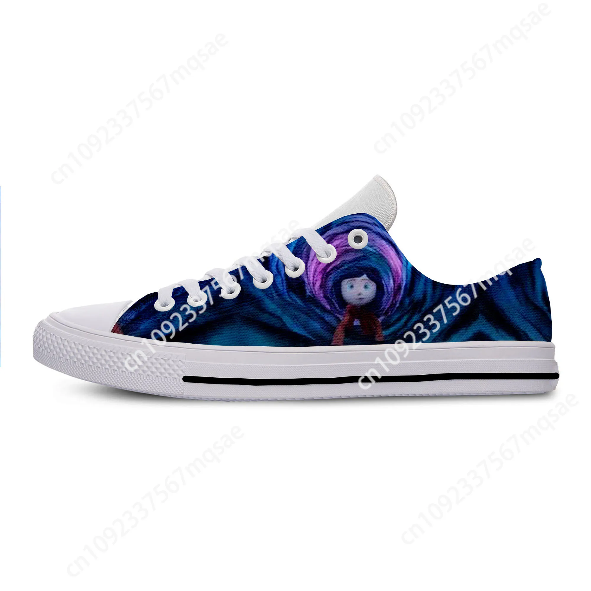 

Hot Cool Fashion New Sneakers Handiness Casual Shoes Cartoon Cute Funny Men Women Coraline The Secret Door Low Top Board Shoes