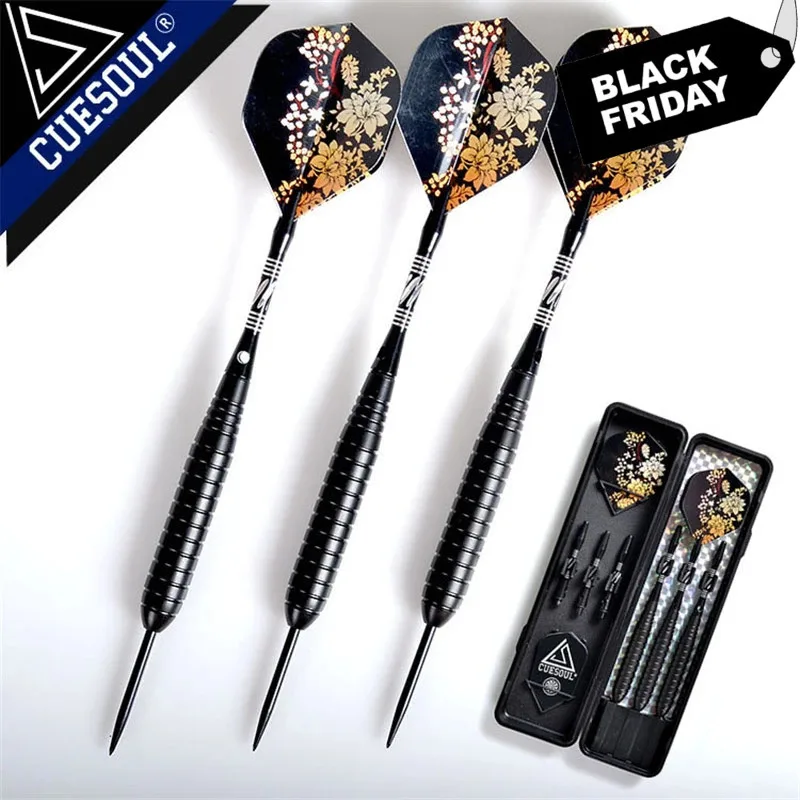 CUESOUL 3pcs 25g Steel Darts With Aluminum Shafts And Brass Barrel