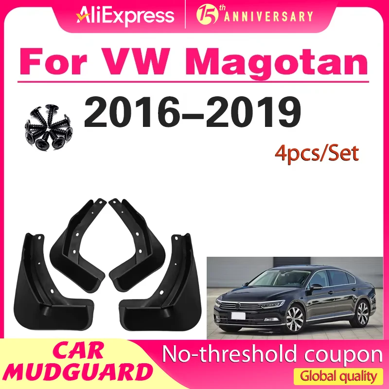 

Set Front Rear For VW Magotan / Passat B8 2016 2017 2018 2019 Car Accessories Mud Flaps Fender Flares Splash Guards Mudguards