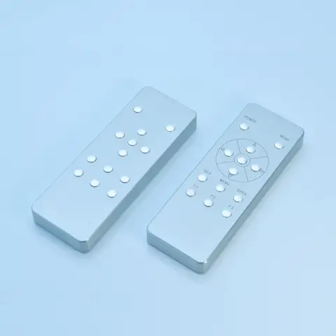알루미늄 합금 쉘 적외선 학습 원격 제어, TV 앰프 CD 플레이어용 범용 원격 제어, 고급 학습 기능, 신제품