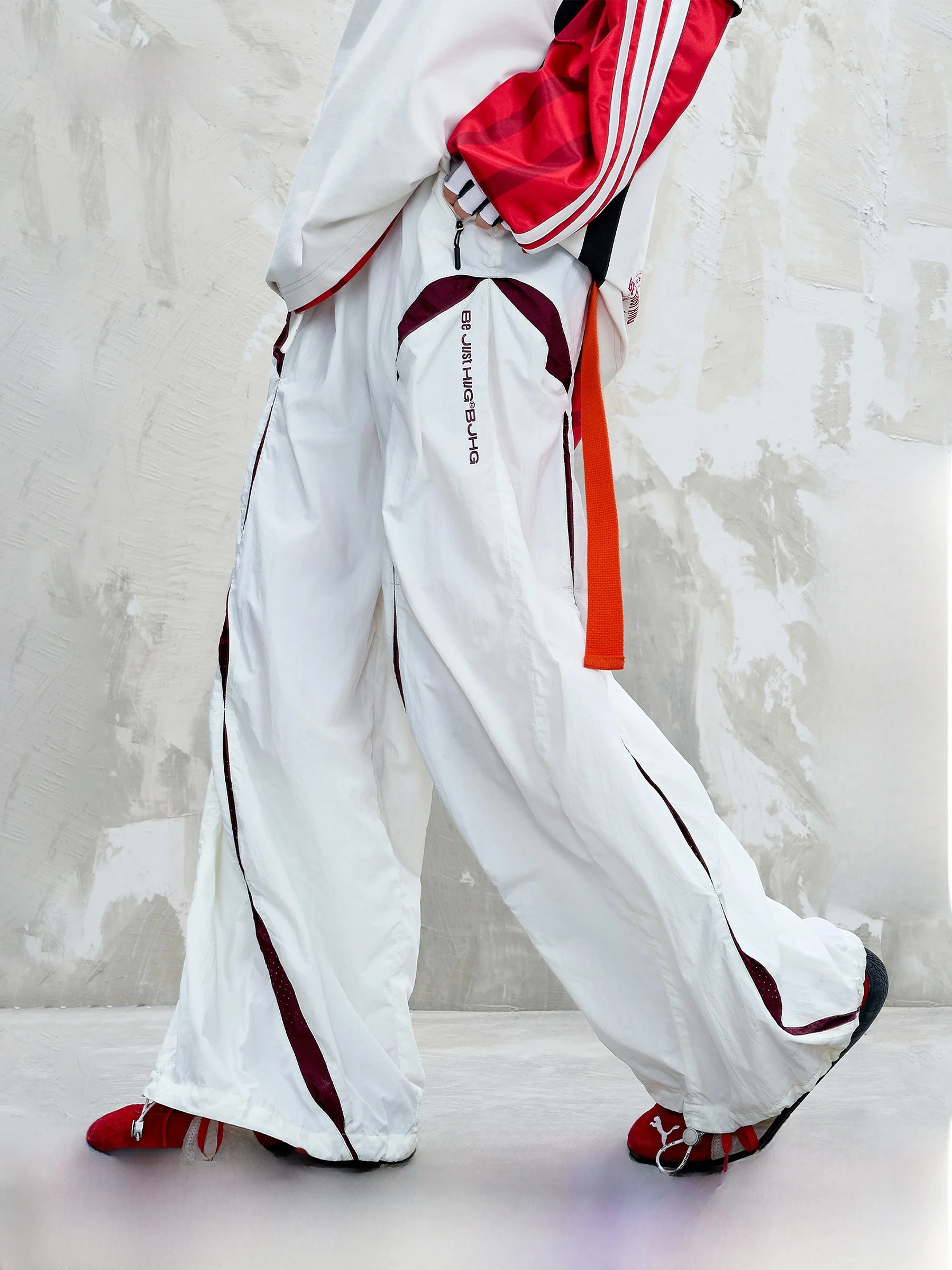 

BJHG Men's Lightweight Qui Dry Climbing Trousers Workwear Straight Leg Casual Pants Youthful Energy Sle Nylon Fabric