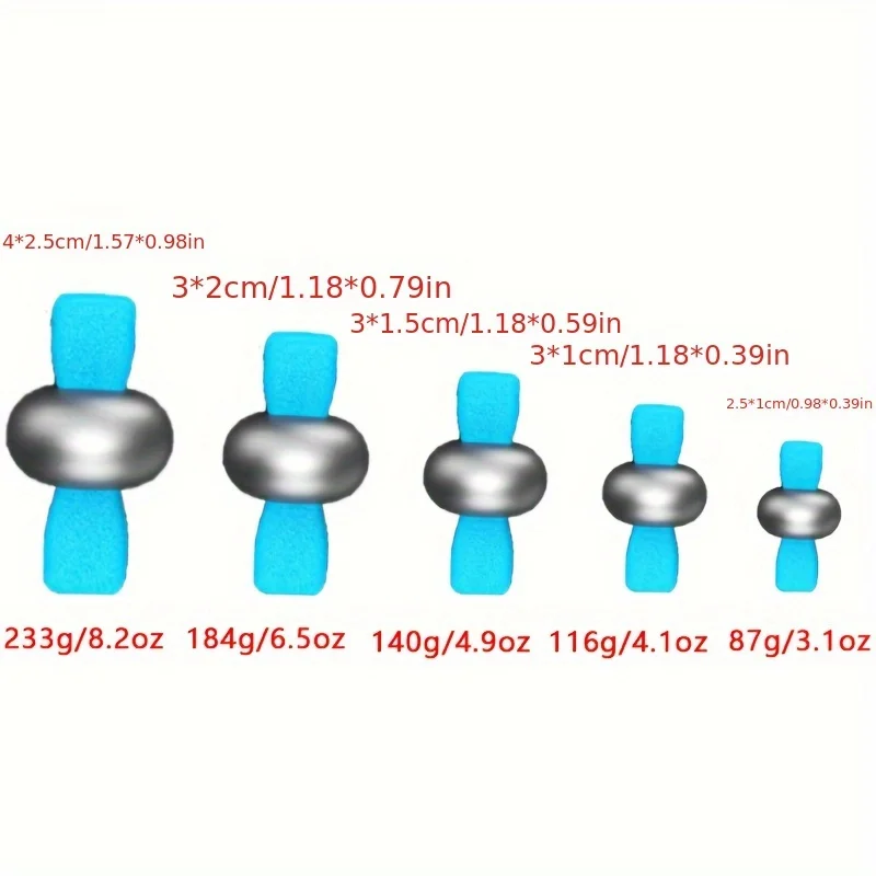 JOOYOO Lead Weight Test Water Lead Bottom Lead Abacus Lead Gear Boat Equipment Supplies Christmas Gift Ice Fishing Gear