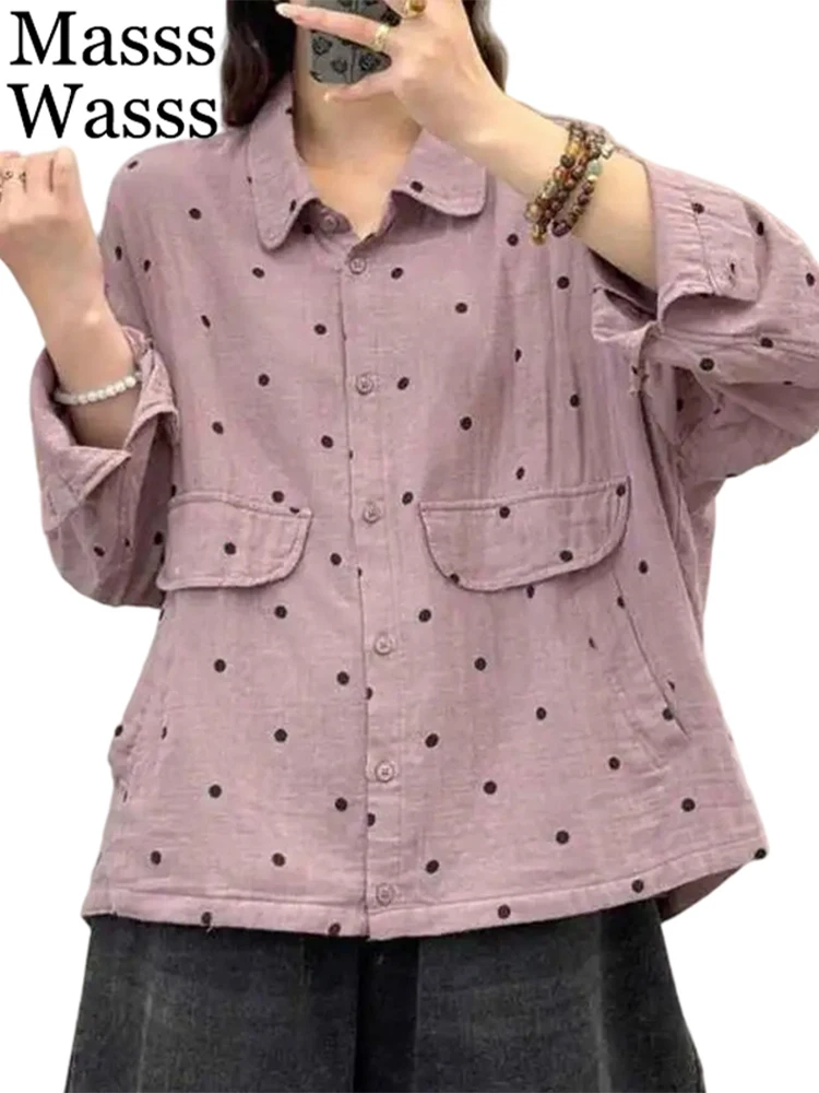 

Masss Wasss 2026 British Fashion Classic V Neck Tops Women Spring Vintage Long Sleeve Shirts Ladies Casual Elegant Soild Blouses